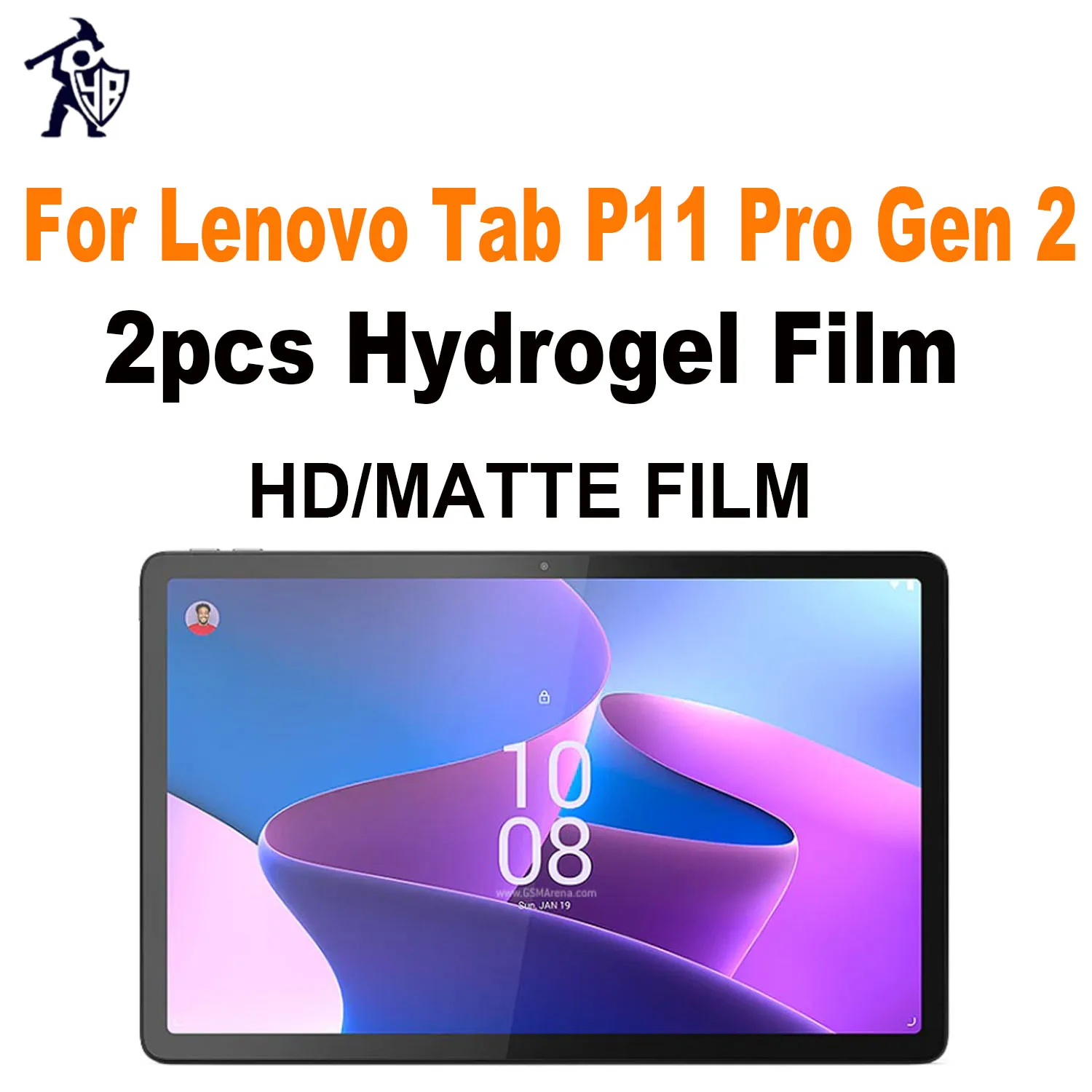 2pcs Screen Protector For Lenovo Tab P11 Pro Gen 2 Tablet HD\Matte Hydrogel Film Full Cover Protective Tablet Accessories