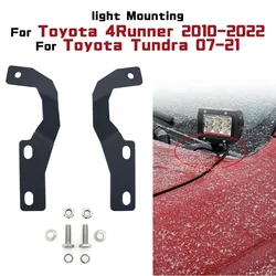 Car Auxiliary Offroad LED Working light Hood Nilight Ditch Lamp Mounting Bracket For Toyota 4Runner 2010-2022 Tundra 2007-2021