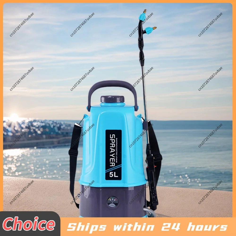 Portable 5L Electric Garden Sprayer 12V High Power Agricultural Spray Machine With 2000mAh Battery Detachable Design US/EU Plug