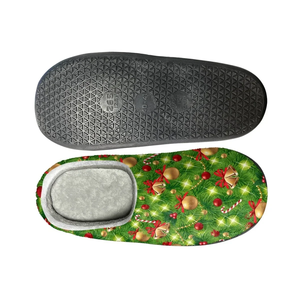 Christmas Design Non-slip Winter Cotton Slippers Casual Female Home Warm Footwear Dropshipping Indoor Comfortable Slides Gifts