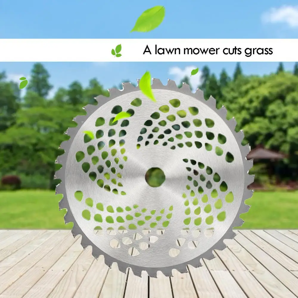 40T/60T/80T Lawn Mower Brush Cutter Blade 10inch Saw Blade Grass Trimmer Blade Cutting Disc Garden Tool Replacement