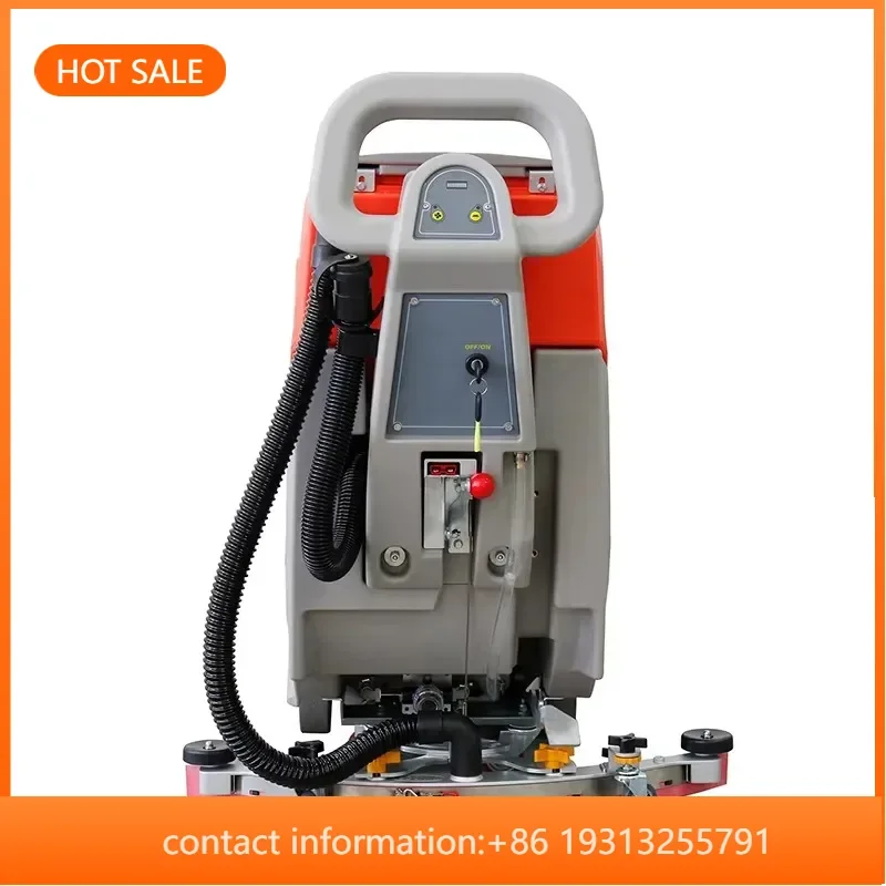 

【Best-selling】Commercial Hand Push Floor Washer Walk-Behind Floor Scrubber Cleaning Equipment