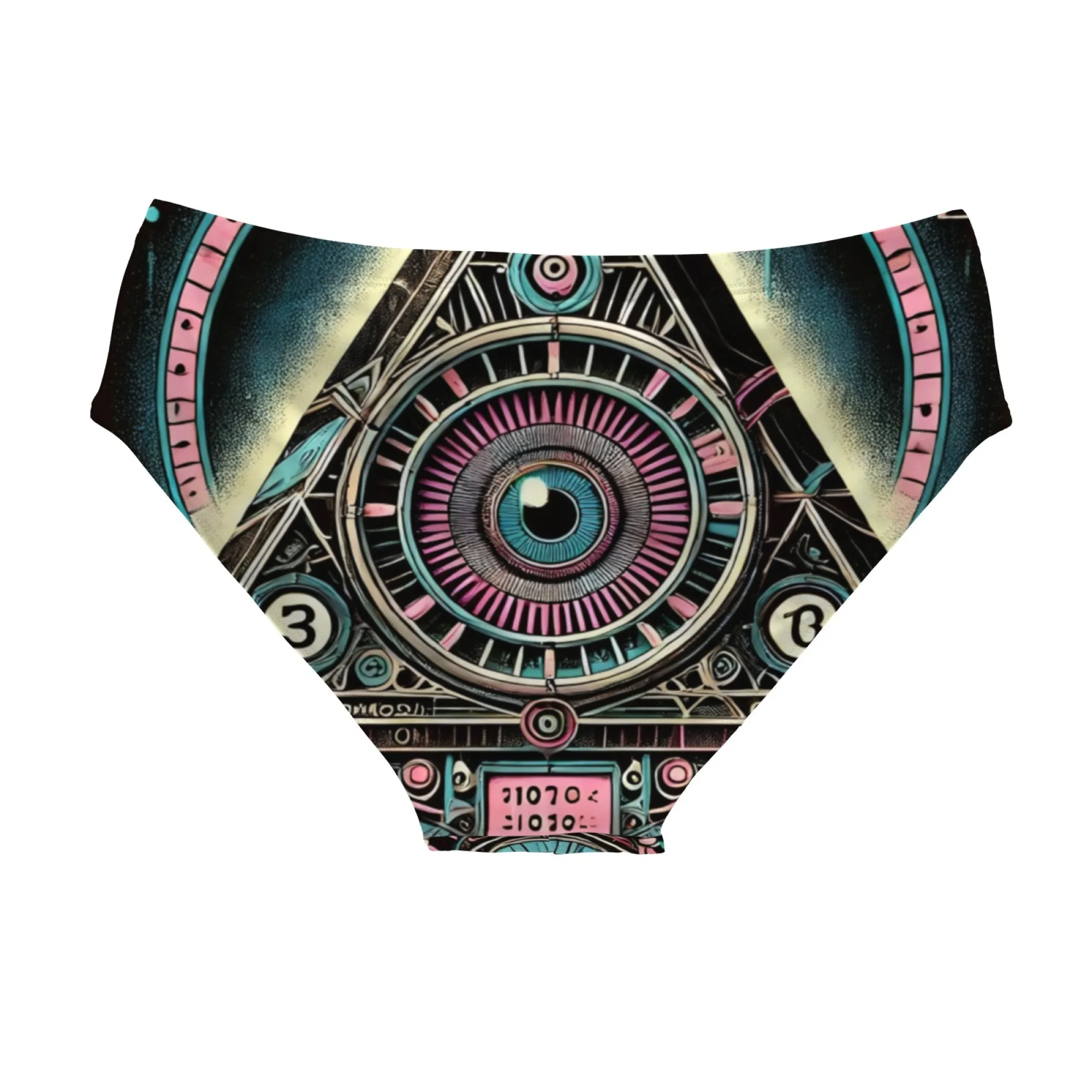 Retro Punk Art Swim Trunks Lightweight Comfortable Sexy Men's Triangle Swim Trunks Pool Party Beach Vacations Sexy Men's Bikinis