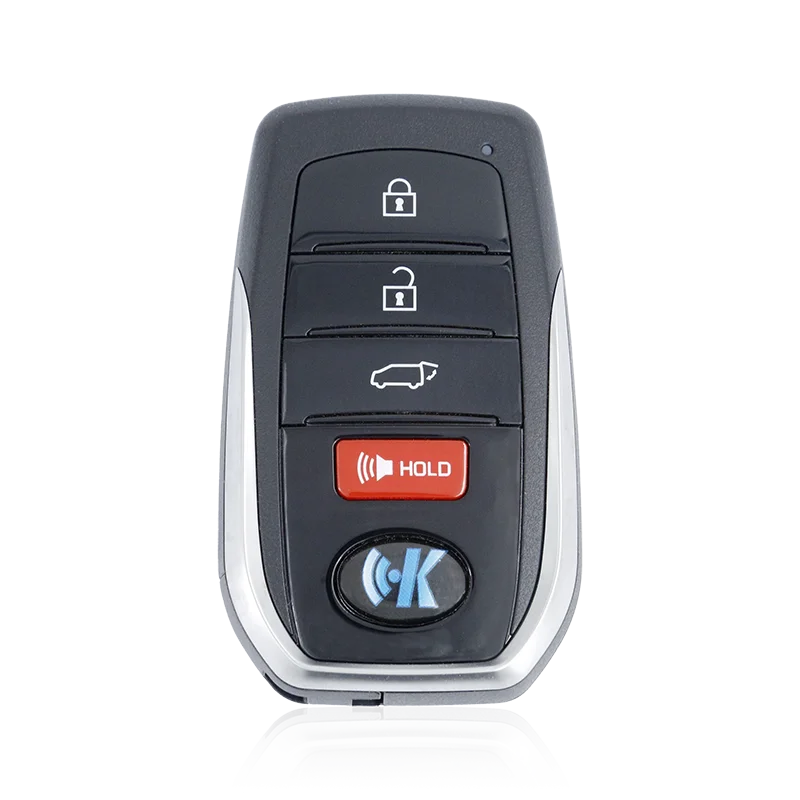 KEYDIY Universal Smart Wireless Foldable Remote Key - TDB01-4 Buttons Toyota Style