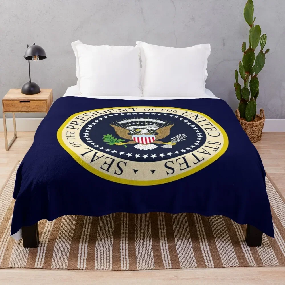 SEAL OF THE PRESIDENT OF THE UNITED STATES US USA Throw Blanket Bed warm winter Decorative Throw Weighted Blankets