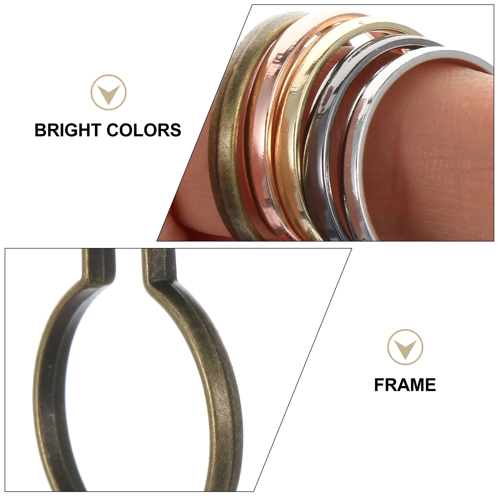 

50pcs Drift Bottle Bezels Hollow Resin Frames Blanks Alloy Charms Pendants Jewelry Making Open Bezels Craft Supplies
