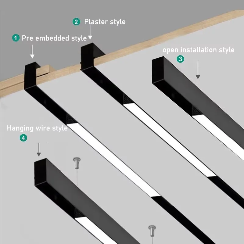 Holofote led legal luz de pista magnética sem luz principal design moderno popular sala estar industrial moda decoração lâmpada 10/20/30w