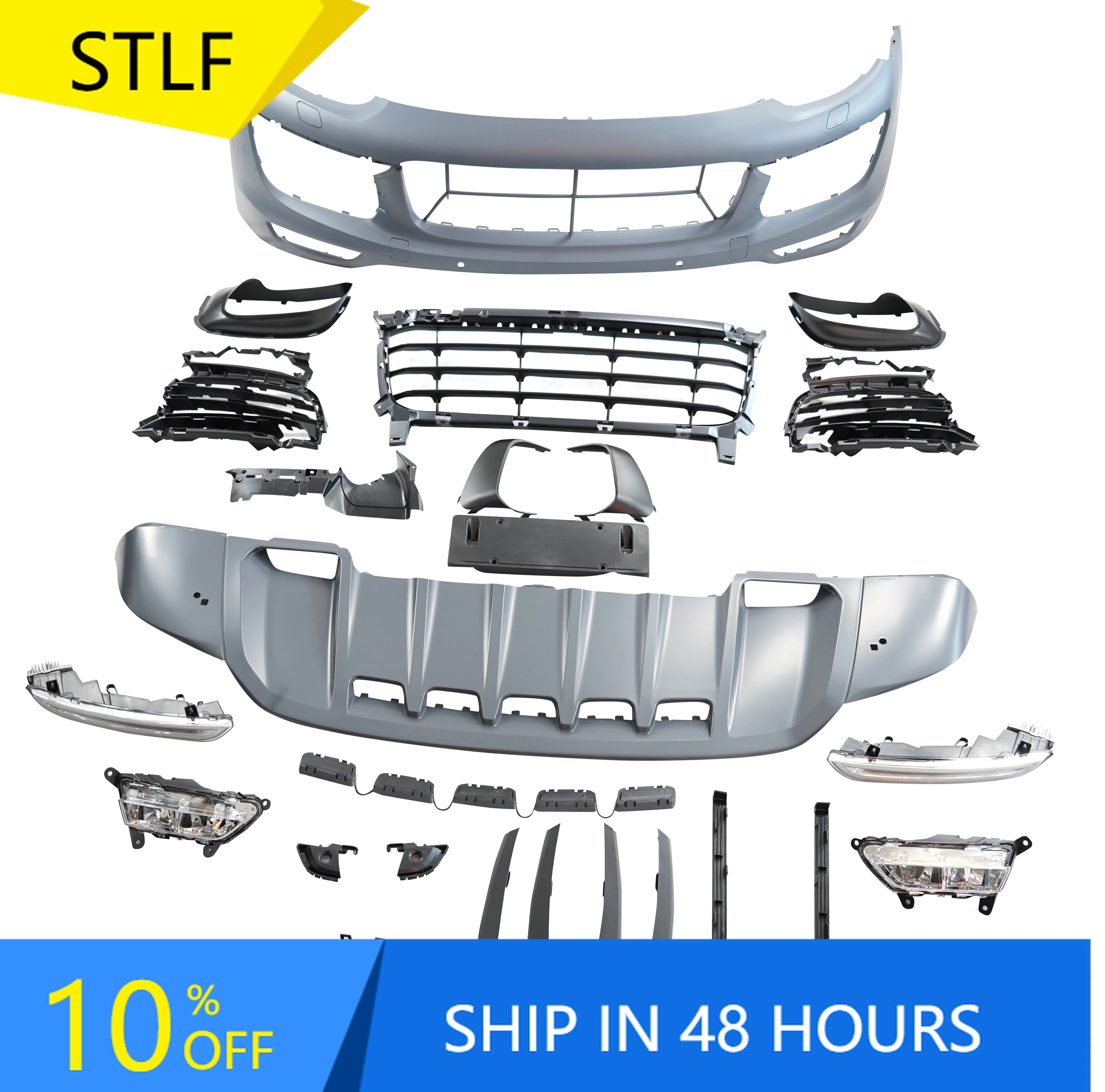 

НОВЫЙ БАМПЕР Deren высокого качества для PORSCHES CAYENNE 958.2 UPGRADE TURBOS BODYKIT 2014-2017 гг.