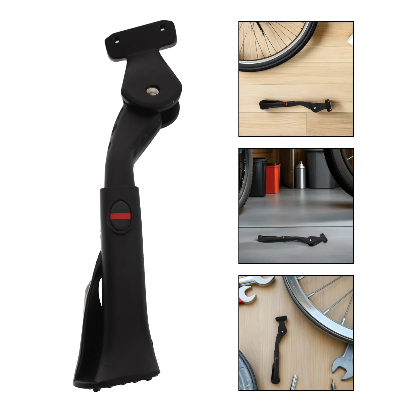 

Aluminum Alloy Bicycle Kickstand Heavy Duty Side Stand for Mountain Bike 26 Inch Road Kids E-Bike Rear Mount Stable Kickstand