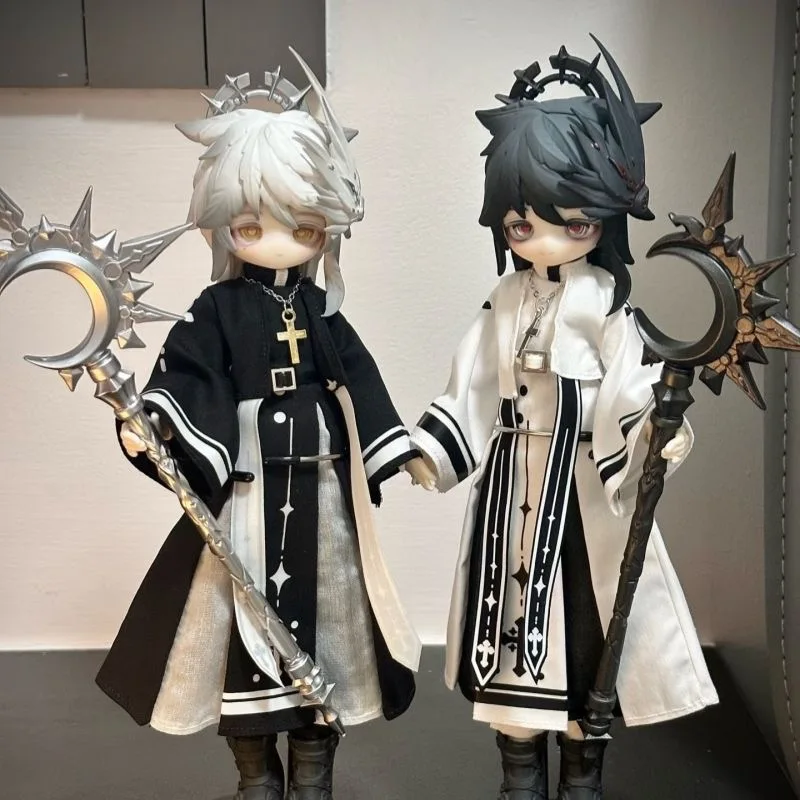 （customization 30day）BJD doll clothes suitable for 1/8 size white skirts clothing set doll accessories (4 points)