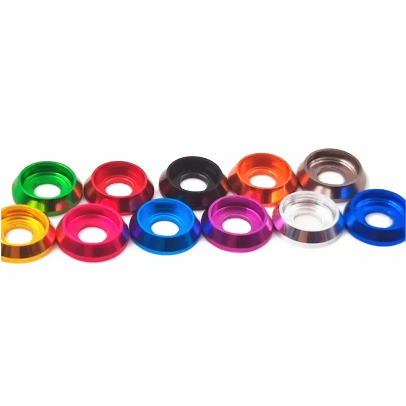 

Colourful Aluminum Cup Head Washer for Button Head Screw Bolts M2 M2.5 M3 M4 M5 M6 M8
