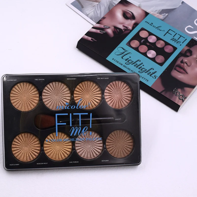 12 Farbe matt Trimmen Make-up Palette Gesicht Foundation weiß braun weibliche Kosmetik leicht zu färben dauerhafte Natur wasserdicht