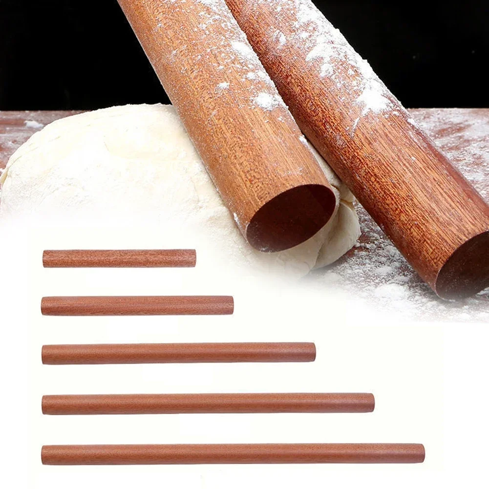 25/30/40/50/60cm Wood Rolling Pin Natural Wood Dough Roller French Dumpling Rolling Pin For Baking Pasta Pizza Dough Bakeware