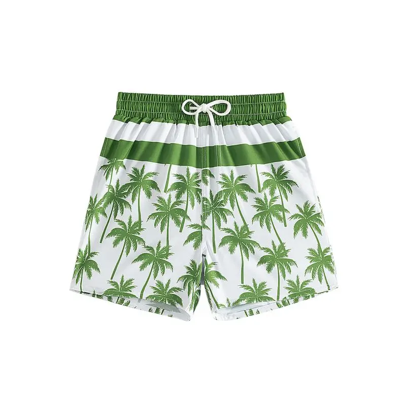 

Summer Children's Color Printing Beach Shorts Boys And Girls Casual And Comfortable Pants Elastic Waist Shorts