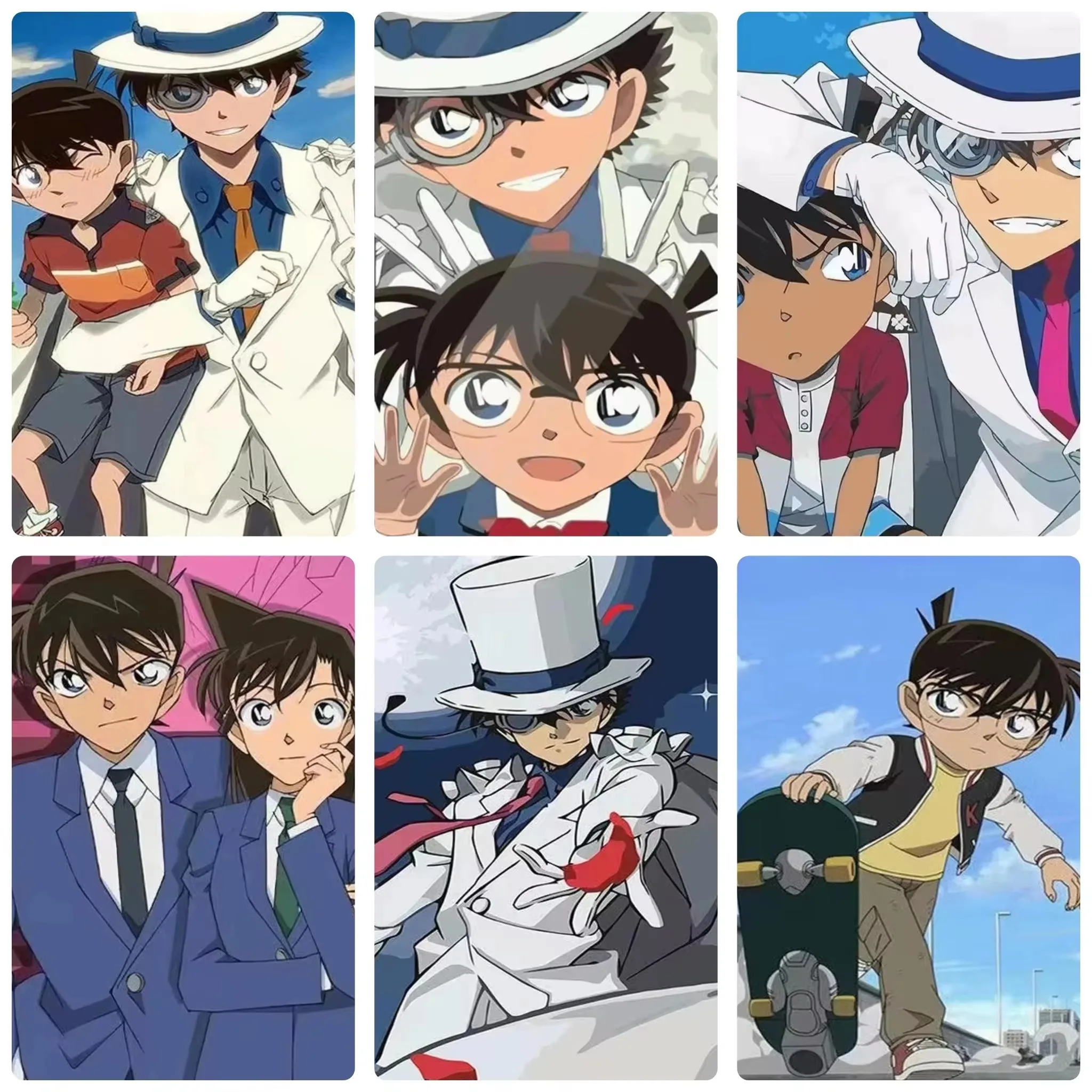 5D DIY Diamond Painting Kit Detective Conan Anime Character Art Full Drill Rhinestone Mosaic Wall Decor Craft Kit Home Gift