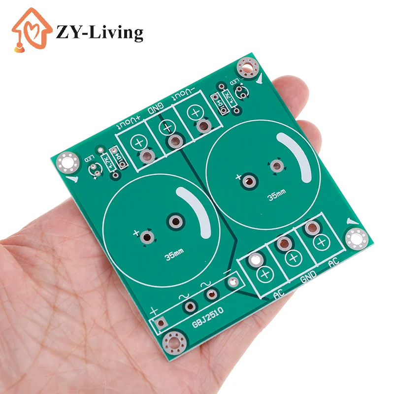1/3PCS 25A Single AC-DC Audio Amplifier Rectifier Filter Power Supply Board Bare PCB