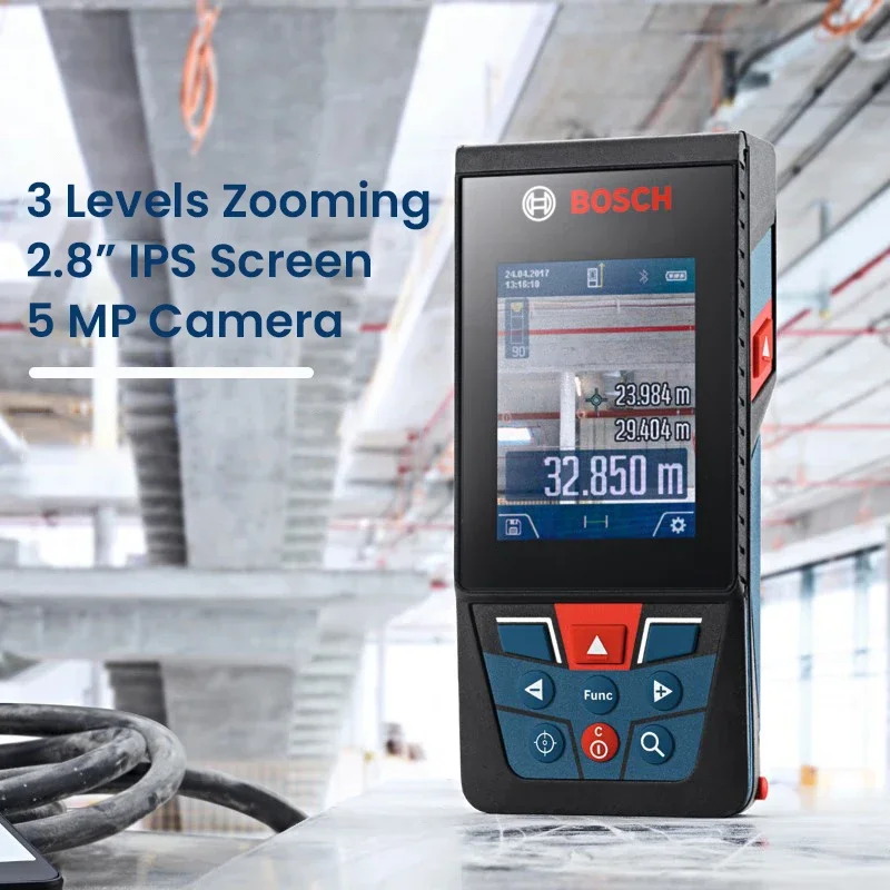 Bosch GLM 100-25C Professional Laser Tape Measure Optical Rangefinder 100m Distance Meter Accurate Surveying Equipment view 2