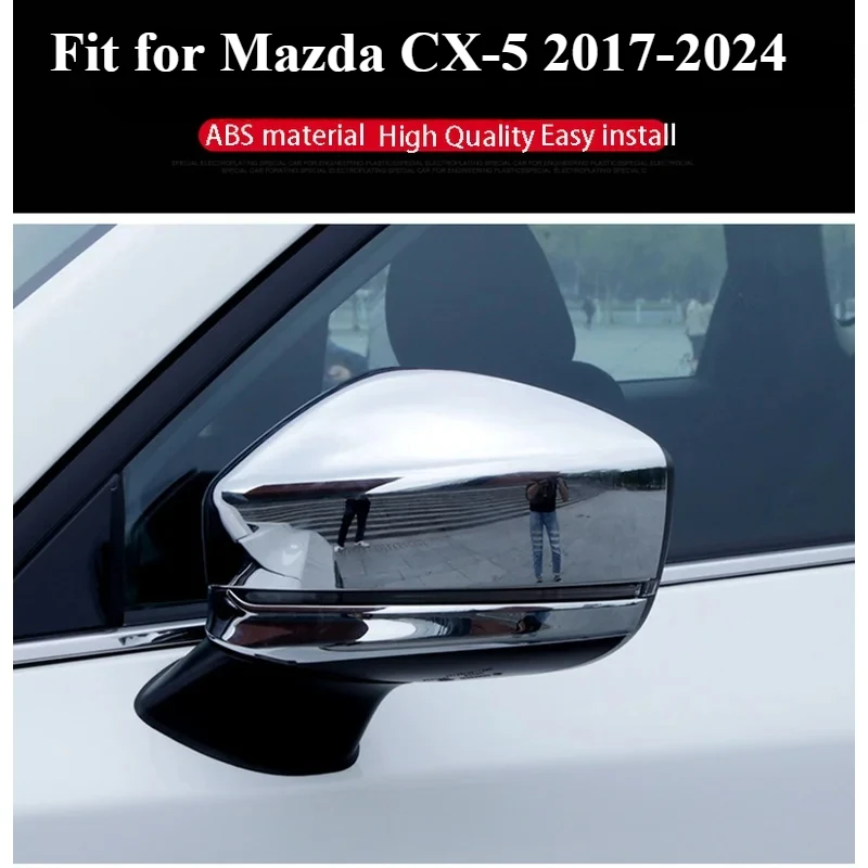 

Mazda CX-5 2017-2021 Side Mirror Lining Chrome Car Auto Acccessories