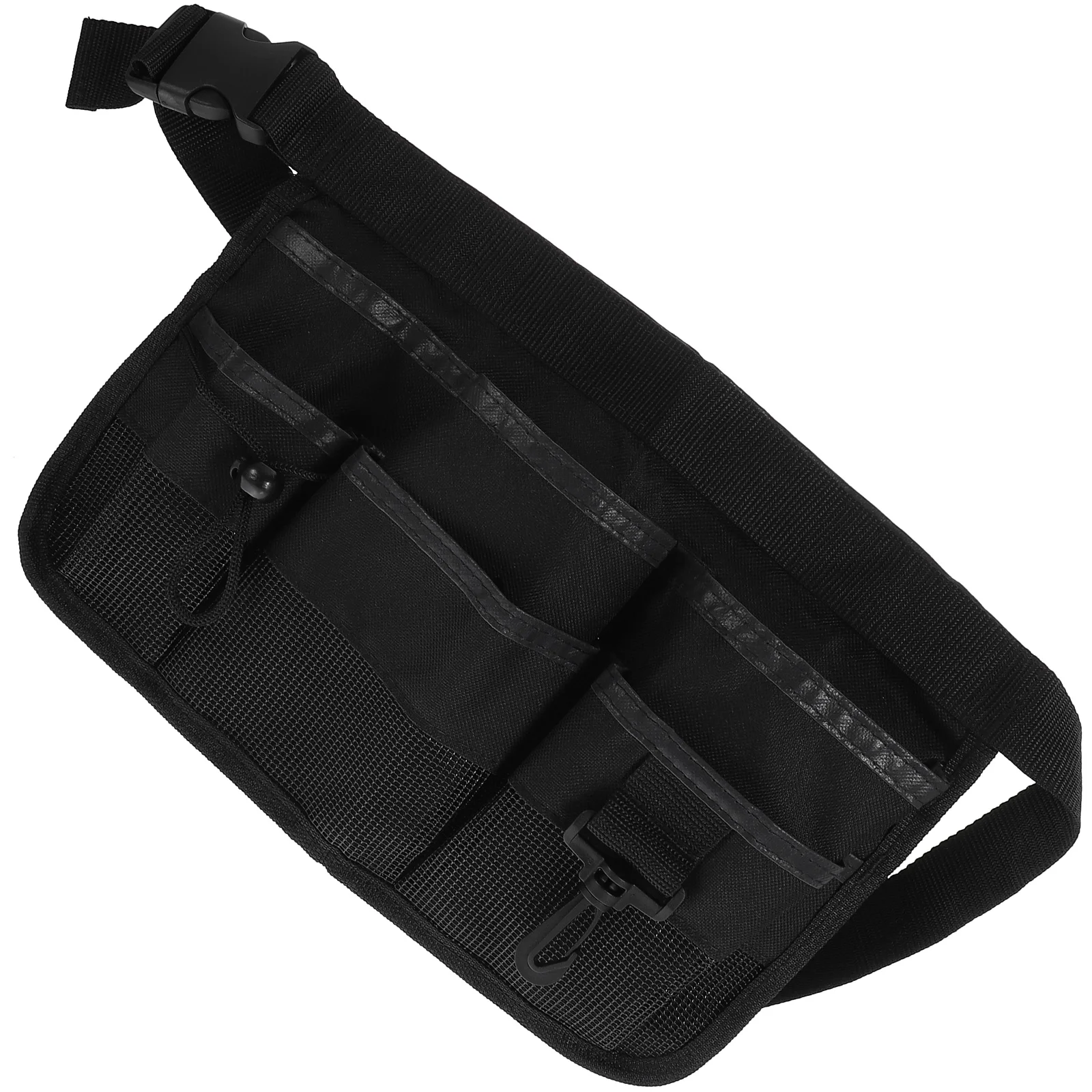 

Cleaning Apron 6 Pockets Adjustable Belt Garden Tool Storage Waterproof Black Utility Belt Waist Pouch Tool Organizer Gardening