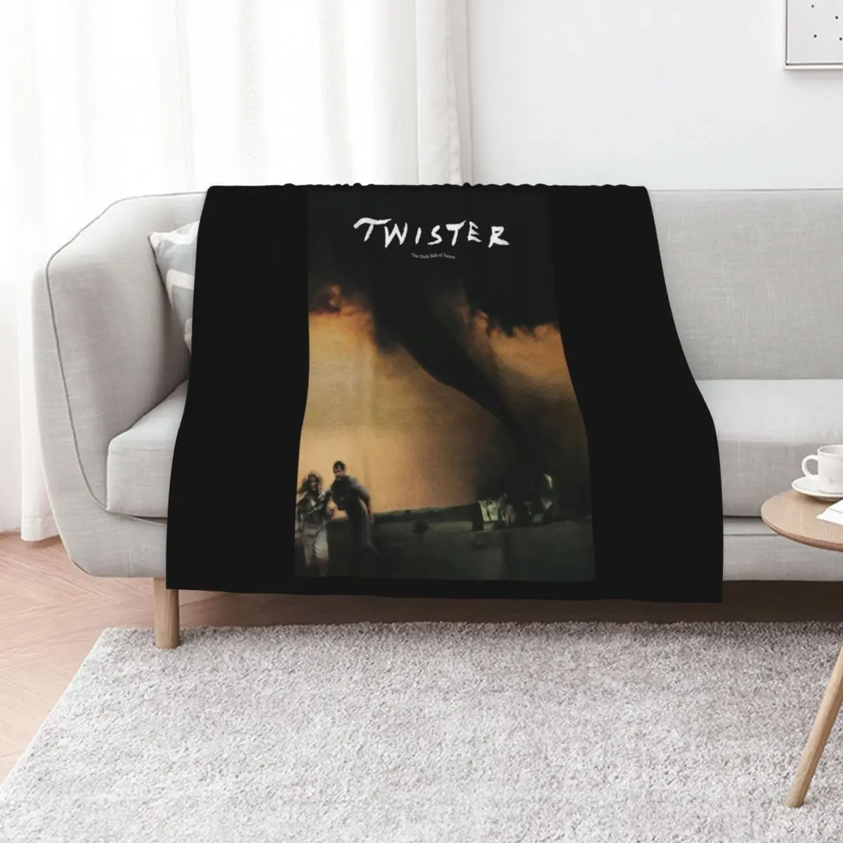 

Mans Twister 1996 Movie Fashion Leisure Round Neck Throw Blanket Heavy Travel halloween Summer Blankets