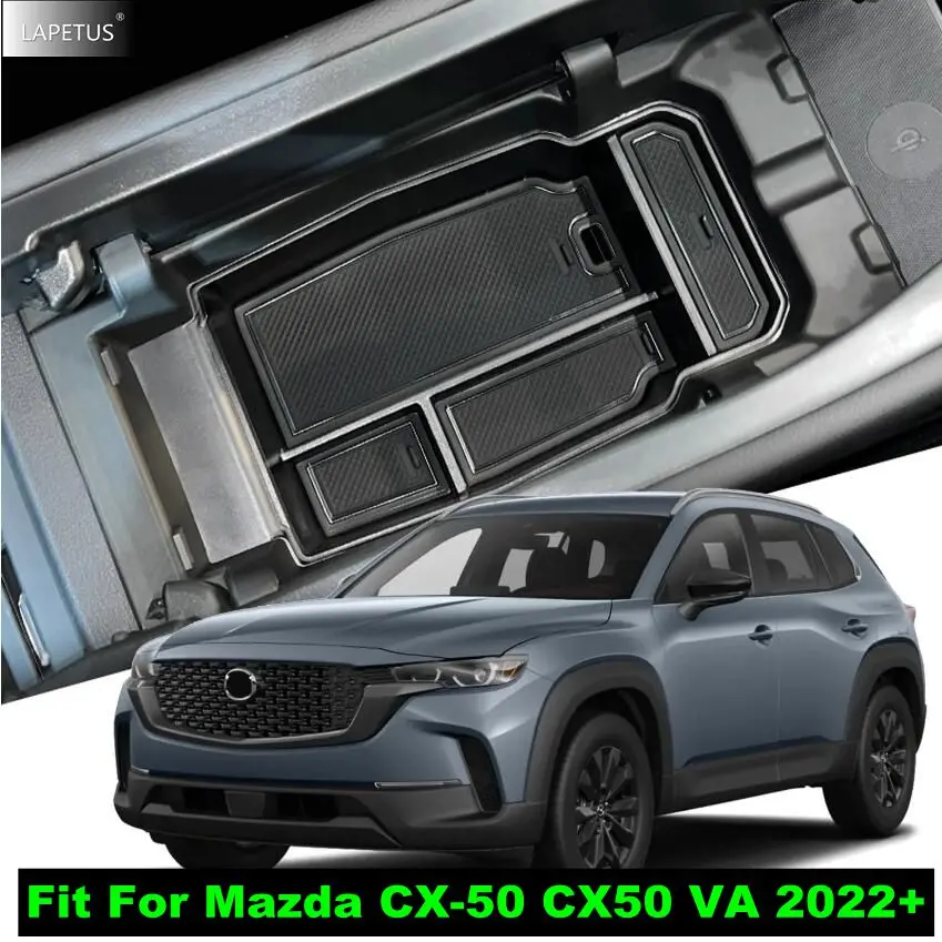 

For Mazda CX-50 CX50 VA 2022 2023 2024 Car Central Control Armrest Storage Box Container Holder Tray Organizer Case Accessories