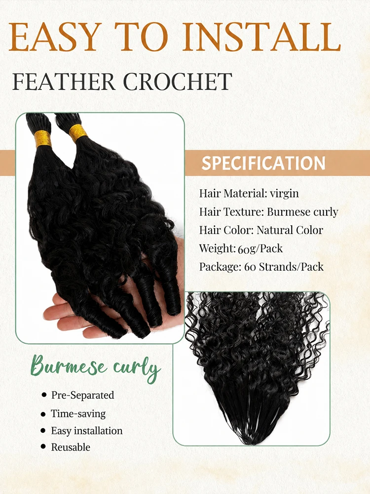 12A Human Braiding Hair for Boho Braids Burmese Curly Spiral Curly Ends Bulk 28 30 Inch 1 3 4 Bundles No Weft Hair Extensions