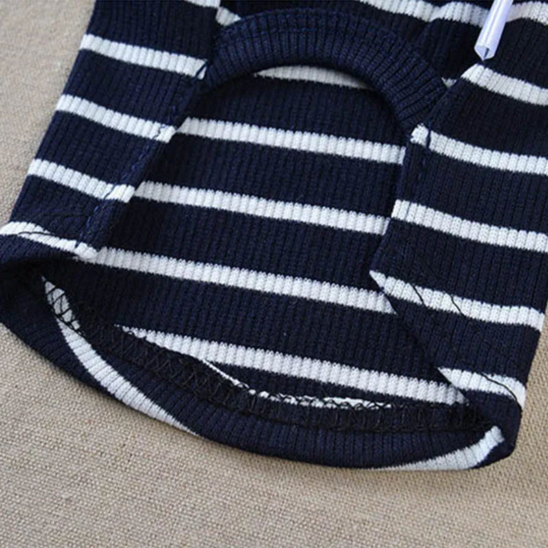 Couple Dog Clothes Puppy Chihuahua Shirts Striped Pet T Shirt Pets Clothing For Small Dogs French Bulldog Bichon Teddy Costume