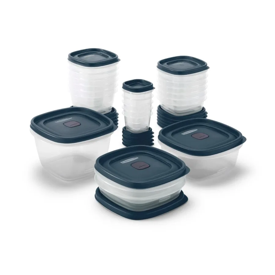 

EasyFindLids Food Storage Containers in Special-Edition Insignia Blue, 42 Piece