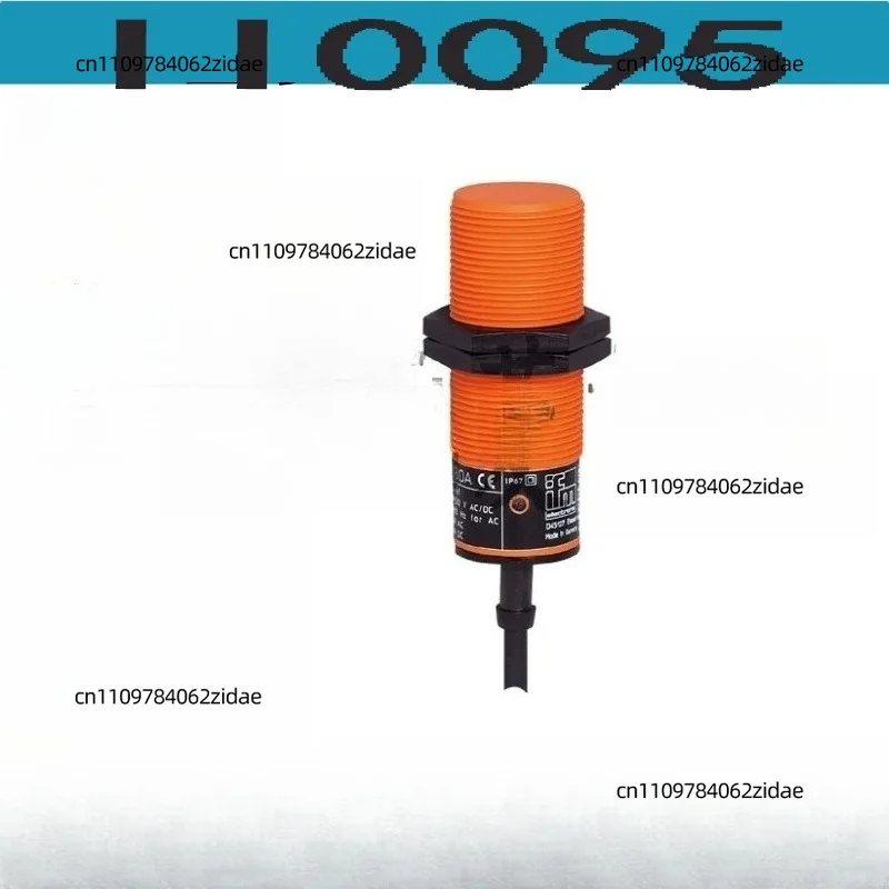 For Original II0095 Inductive Proximity Switch M30 Non‑Flush 15mm Sensing 2‑Wire AC/DC Metal Detecting Sensor