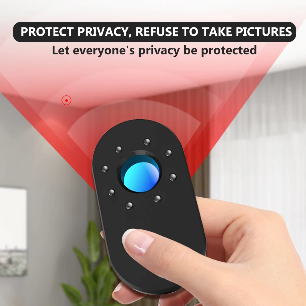 Camera Detector Portable Anti Candid Artifact Infrared Anti-theft Alarm Household Hotel Security Protection Tools