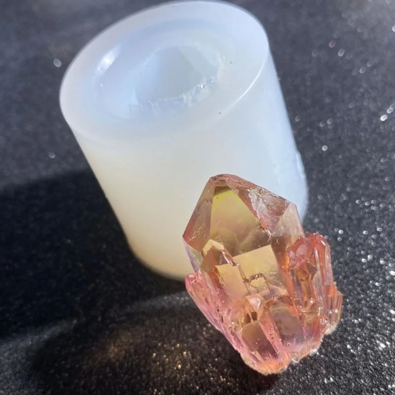 Simulation Original Stein Form DIY Handwerk Epoxy Form Handgemachte Form Kristall Cluster Form Epoxidharz Form Silikon Form