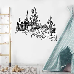 Cartoon Magic Fantasy Castle Wall Sticker Decal Kids Boys Teens Room Playroom Bedroom Home Decor