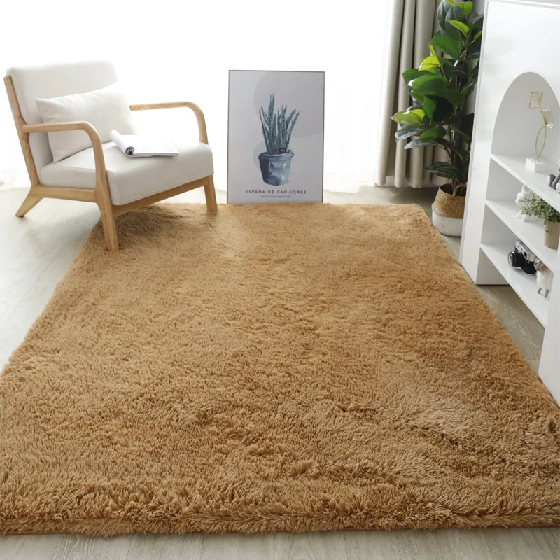 60x120cm carpet Fluffy soft faux fur carpet for living room, non-slip mat, soft plush rug for bedroom, home décor