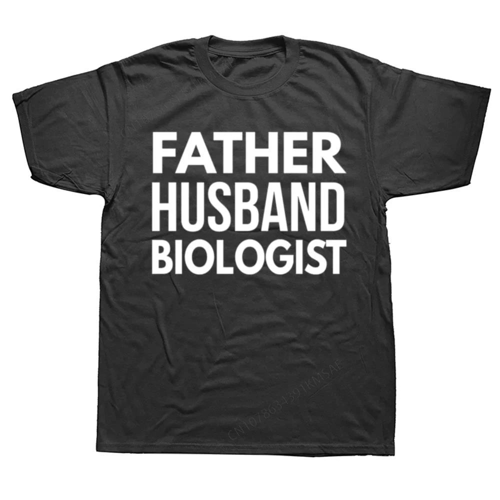 Father Husband Biologist T Shirt Funny Short Sleeves DNA Genetic Engineering Science Birthday Gifts T-shirt Mens Clothing