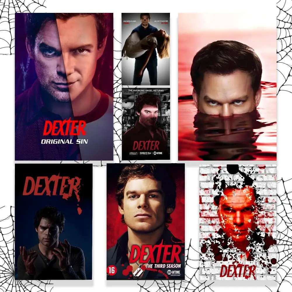 Crime Series D-Dexter Poster Graphic Wall Art Poster HD Waterproof PP Paper Print for Bedroom Living Room Office Decor Gift