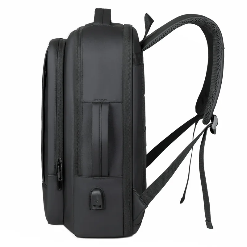 

The backpack is simple and large-capacity, the leather film backpack computer bag manufacturer can expand the backpack.