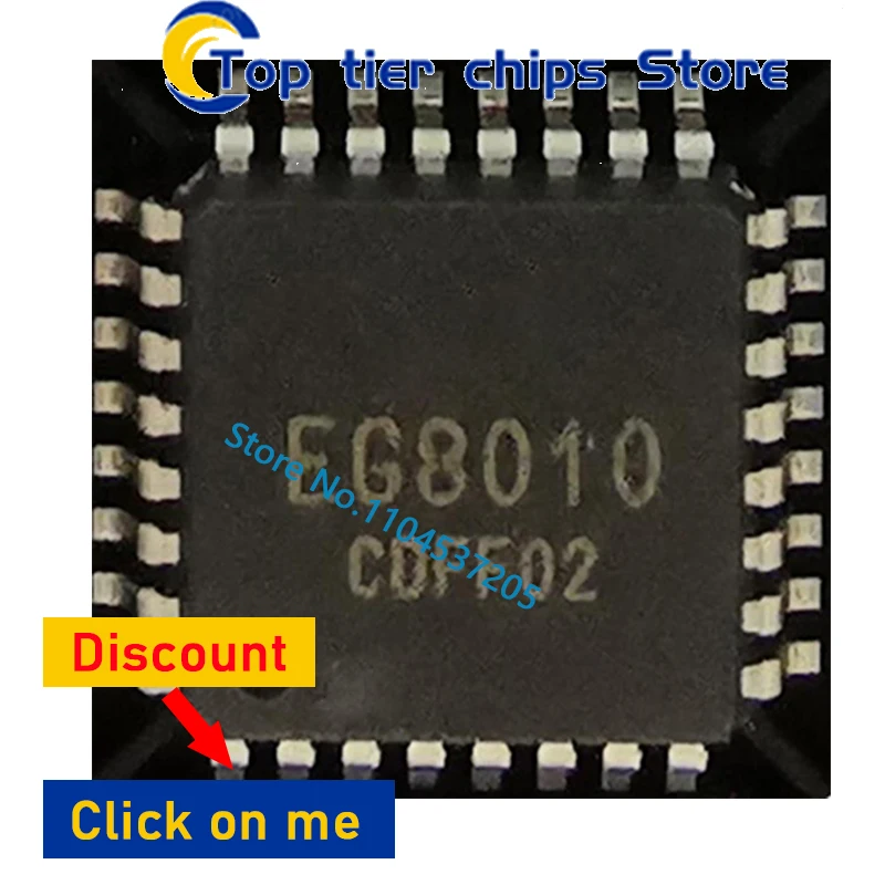 2pcs/lot EG8010A EG8010B EG8010C EG8010D  8010 LQFP-32 In Stock