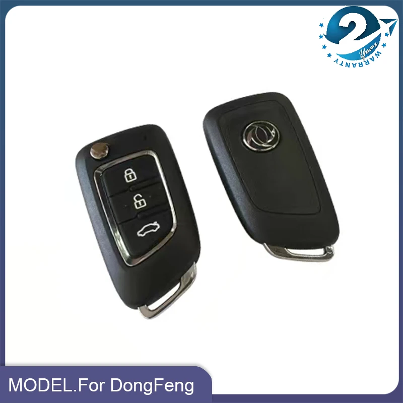 3 Button Folding Flip Remote Key For DongFeng Aeolus A30 AX4 AX7 AX3 AX5 Remote key No Chip