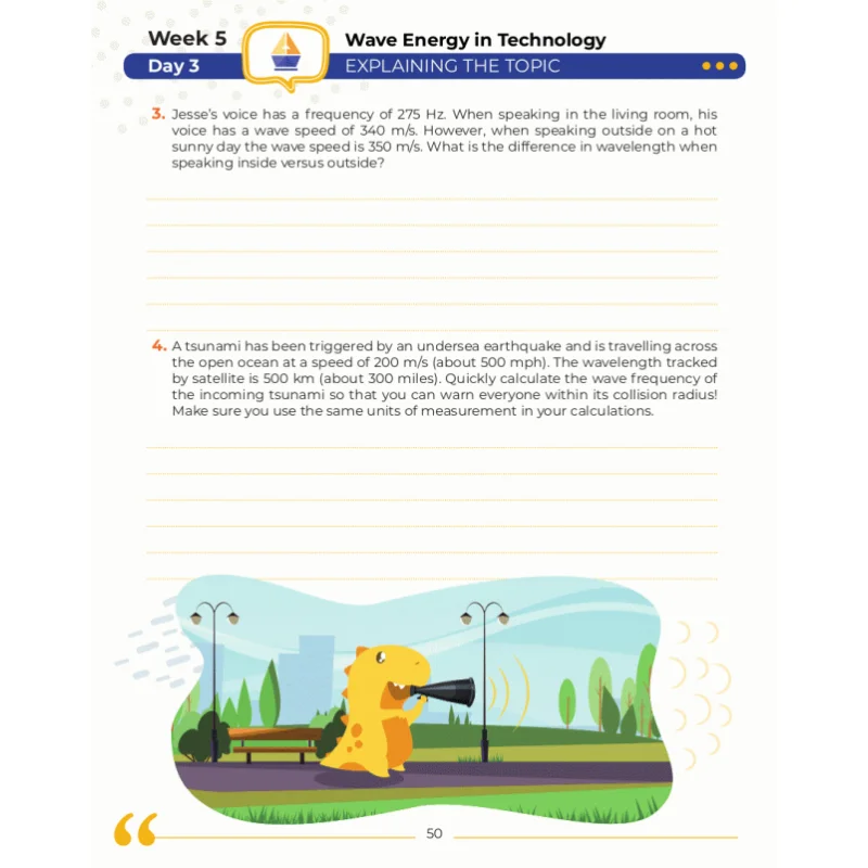 مصنف الممارسة اليومية للعلوم من الدرجة السادسة لمدة 20 أسابًا من الأنشطة الممتعة والحياة البدنية وعلم الفضاء والهندسة والفيديو