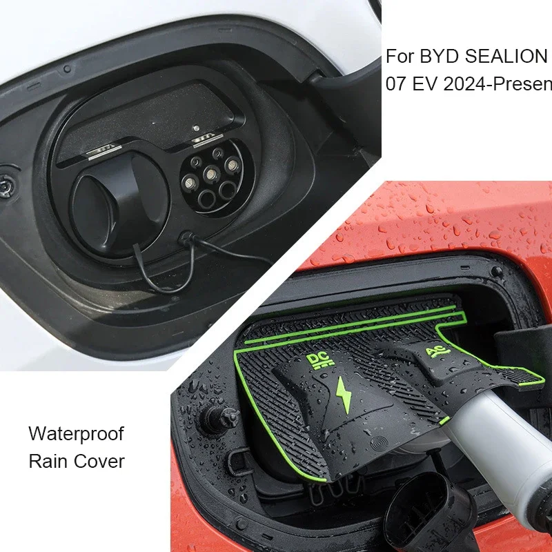 

New Energy Car Charging Port Waterproof Protector Cover Gun Charge Rain Cover For BYD SEALION 07 EV SEALION8 SEAL TANG TAN EV