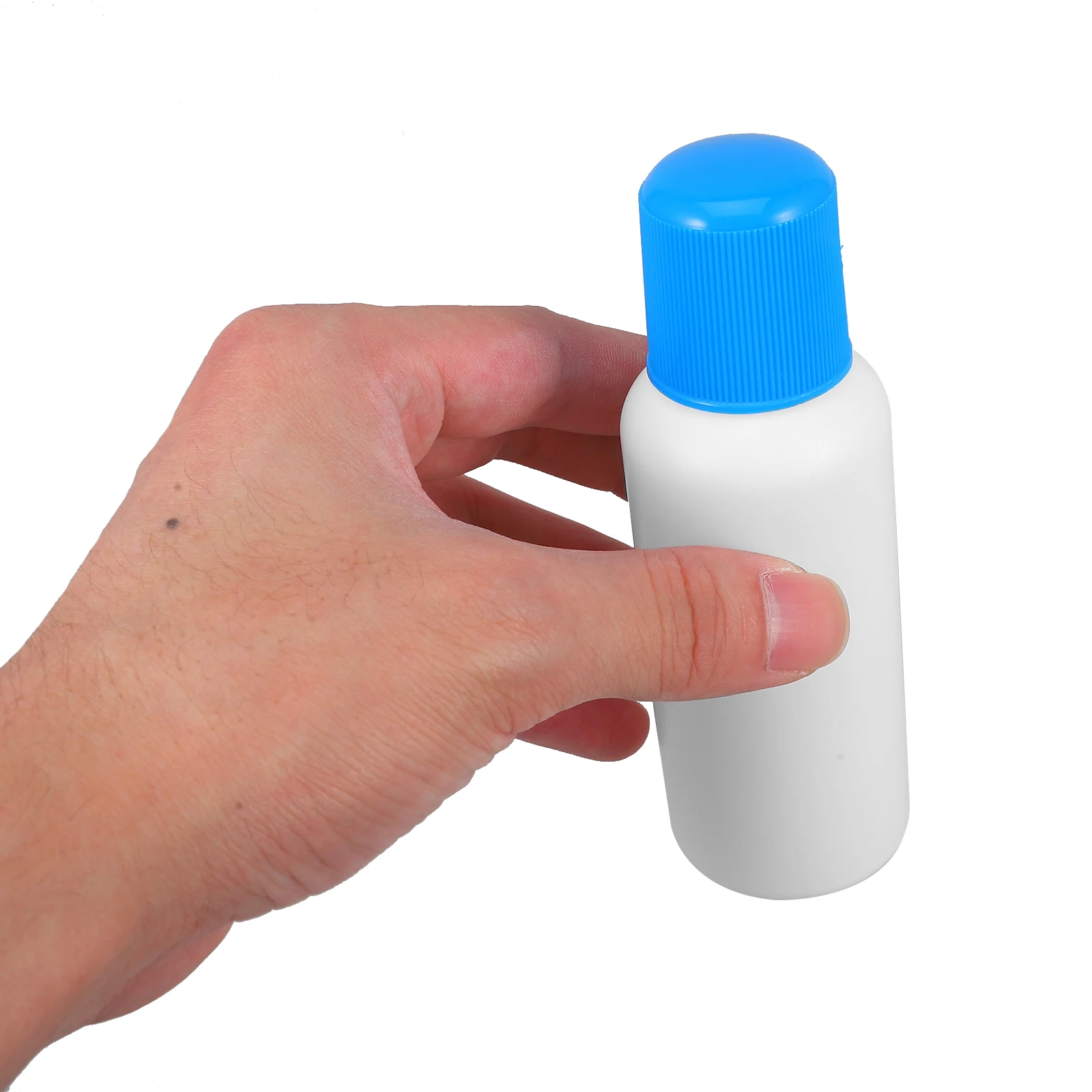 

6pcs Liniment Sponge Head Applicator Portable Flask Sponge Bottle Applicator Refillable Small Liquid Container Reusable Plastic