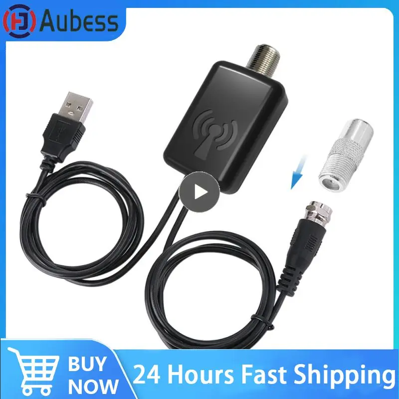 مكبر صوت أحادي رقمي HDTV VHF UHF معزز هوائي سهل التركيب تردد العمل VHF(172-240 ميجا هرتز) \ UHF (470-860 ميجا هرتز)