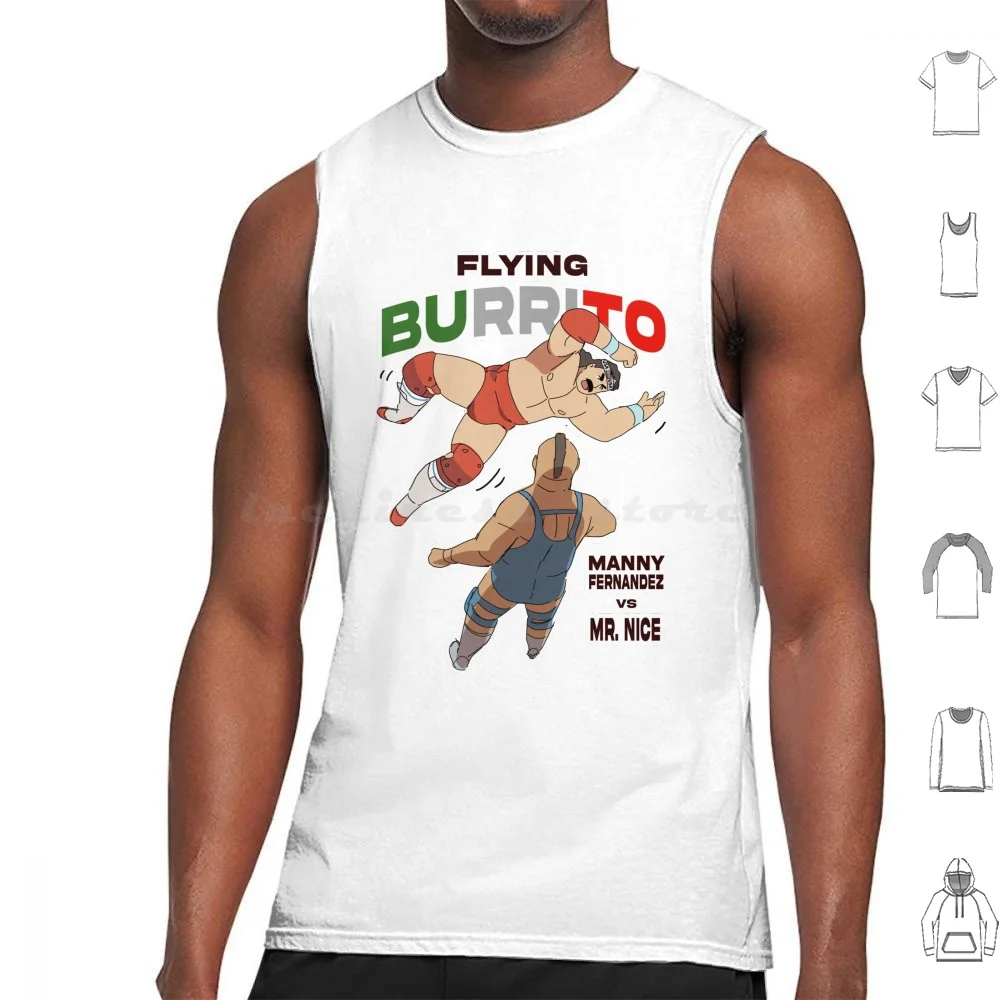 Manny Fernandez Tank Tops Vest Sleeveless Manny Fernandez Flying Burrito Burrito Pro Wrestler Wrestler Professional