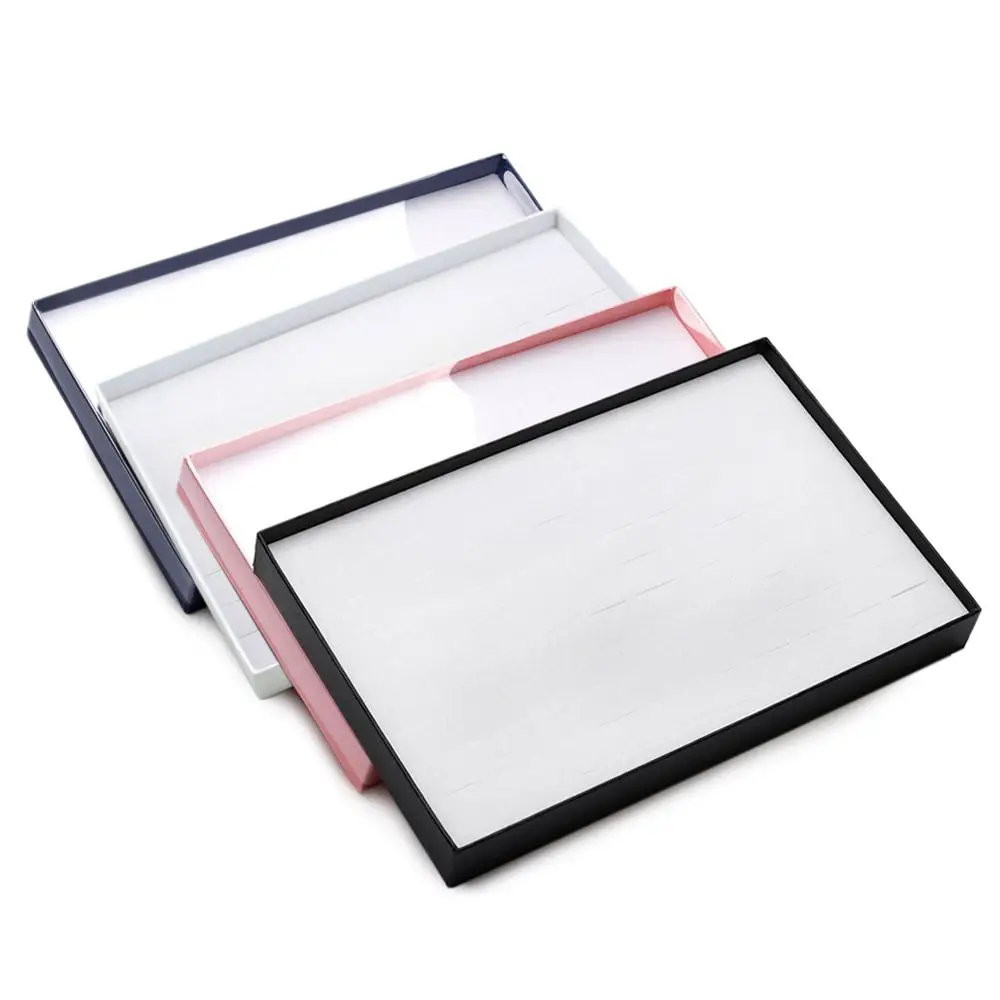 귀걸이 링 디스플레이 랙 쥬얼리 디스플레이 캐비닛 투명 커버 종이 링 쇼케이스 팔찌 100 구멍 스폰지 쥬얼리 트레이