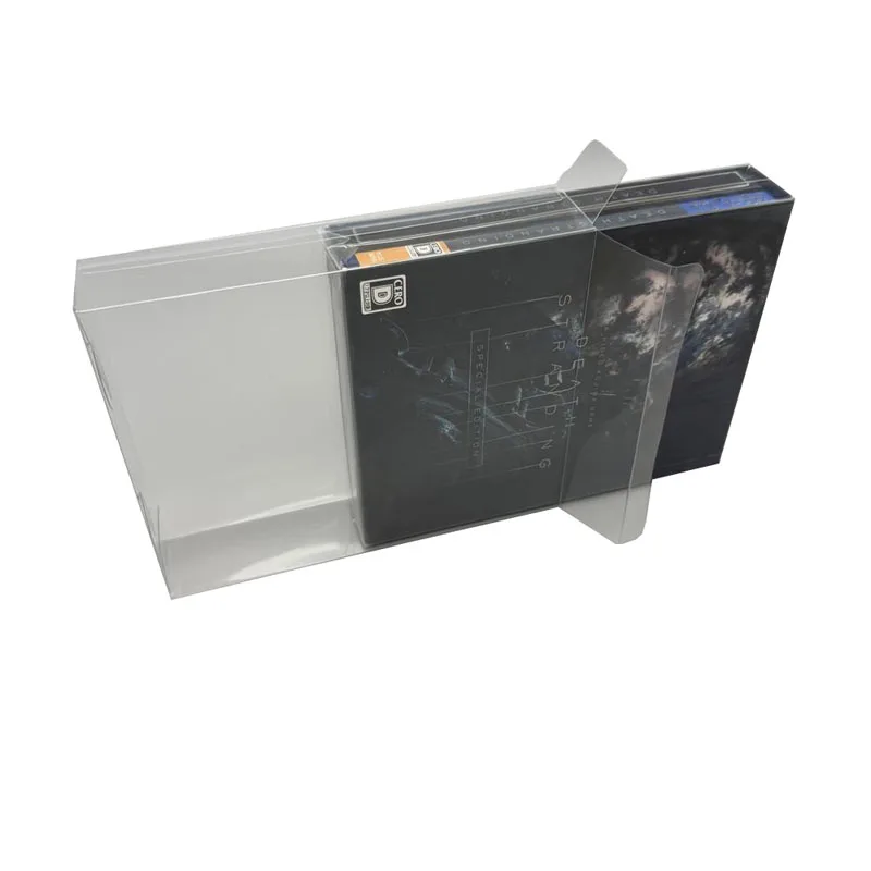 Funda transparente de PET para PS4 para Death Stranding, edición limitada, versión JP, caja de protección de colección