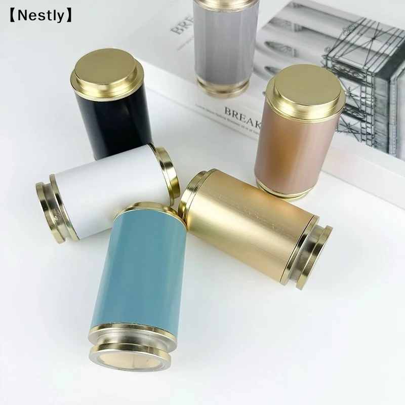 2pcs Curtain Rod Decorative Heads Roman Rod Both Sides Sealing Cap Curtain Accessories Home Bedroom Decoration〔Nest〕