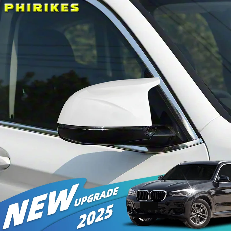 For BMW X3 G01 X4 G02 X5 G05 X6 G06 X7 iX3 2018-2023 M Style Brand New White Side Mirror Cover X3M Exterior Mirror Cover