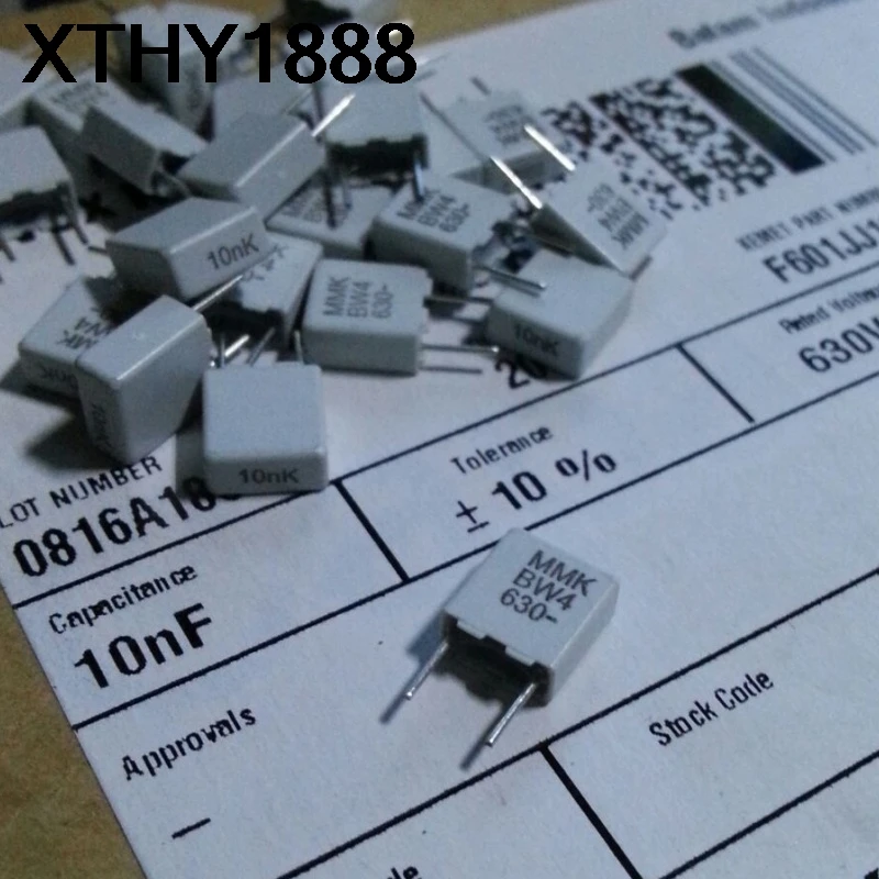 

10 шт. пленочных конденсаторов EVOX-RIFA Swedish Lifa 10000PF 10NF 630V 103 MMK с шагом выводов 5 мм