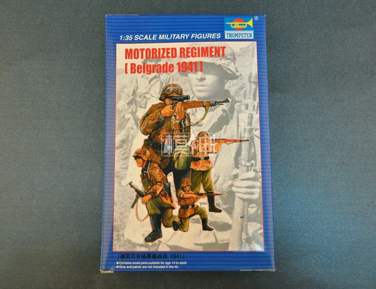 

Trumpeter Static Plastic Assembled Model Soldier 1/35 Belgrade Battle 1941 Soldier Group 00403