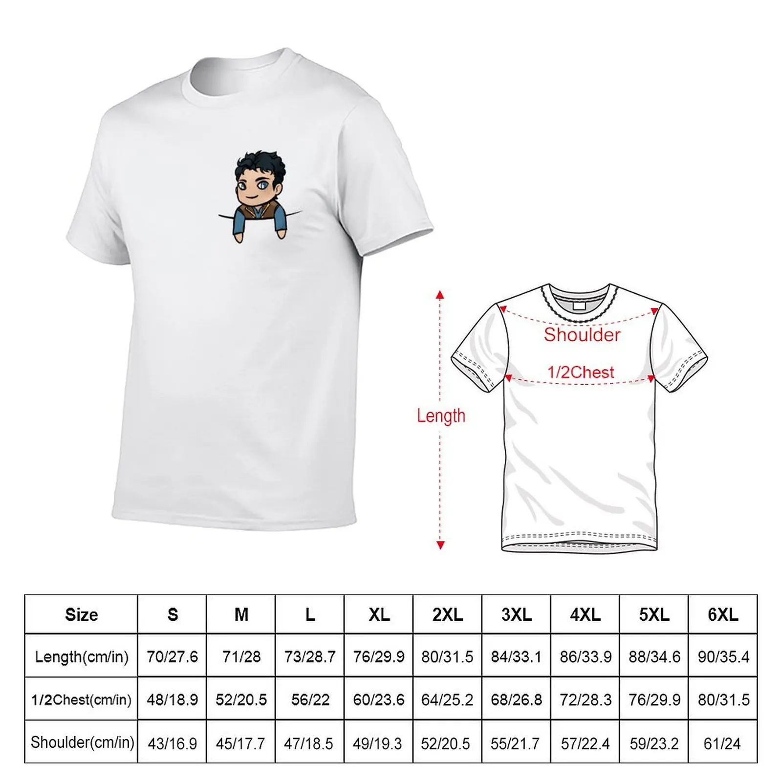 Chibi Dorian Pocket T-Shirt sublime summer 2026 anime shirts men